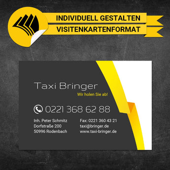 Adressaufkleber Taxi - Alex (Variante 1)