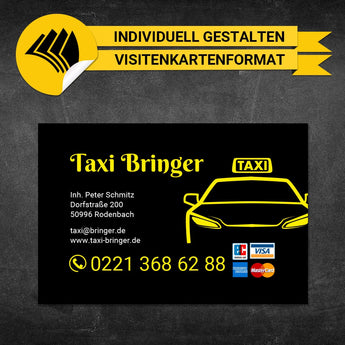 Adressaufkleber Taxi - Feodor (Variante 1)