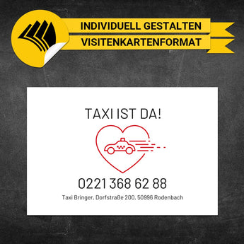 Adressaufkleber Taxi - Lotti (Variante 1)