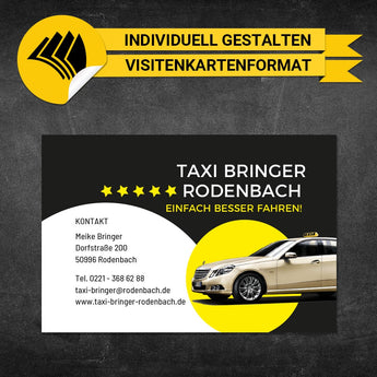 Adressaufkleber Taxi - Mareike (Variante 1)