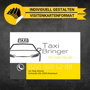 Adressaufkleber Taxi - Nils (Variante 2)