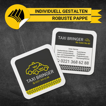 Bierdeckel Taxi - Arnold