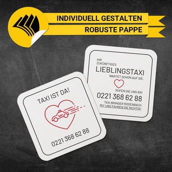 Bierdeckel Taxi - Lotti