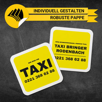 Bierdeckel Taxi - Mario
