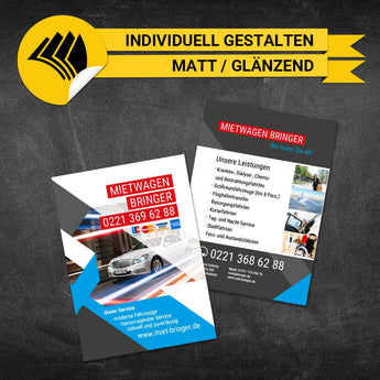 Flyer Mietwagen DIN A6 - Ben