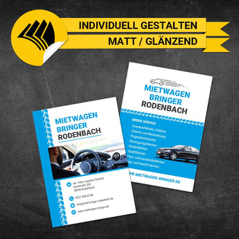 Flyer Mietwagen DIN A6 - Frederick