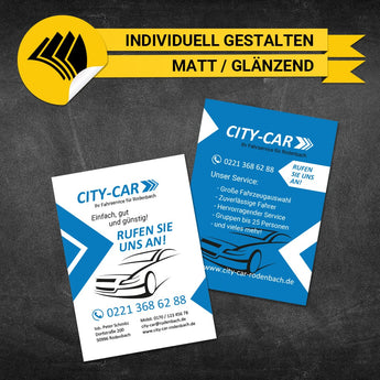 Flyer Mietwagen DIN A6 - Jonas