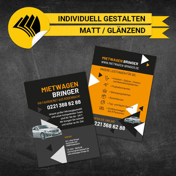 Flyer Mietwagen DIN A6 - Lukas