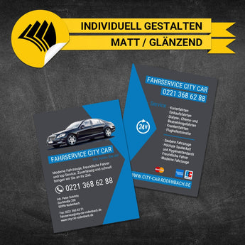 Flyer Mietwagen DIN A6 - René