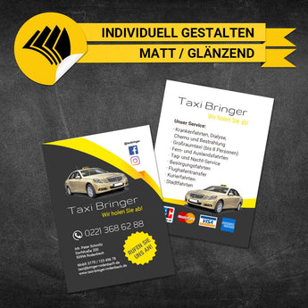 Flyer Taxi DIN A6 - Alex