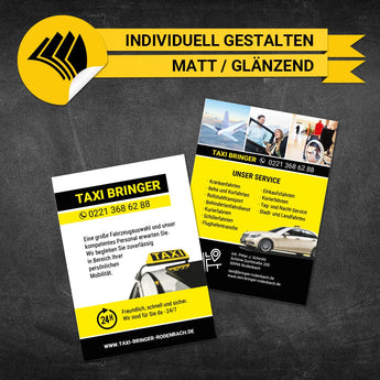 Flyer Taxi DIN A6 - Anton