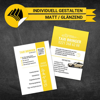 Flyer Taxi DIN A6 - Armin