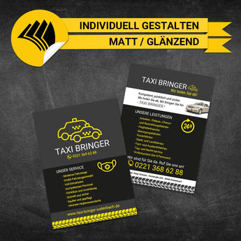 Flyer Taxi DIN A6 - Arnold