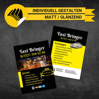 Flyer Taxi DIN A6 - Feodor
