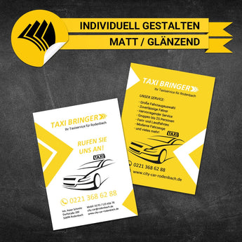 Flyer Taxi DIN A6 - Jonas