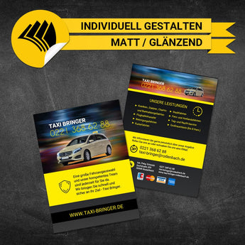 Flyer Taxi DIN A6 - Leon