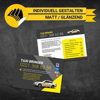 Flyer Taxi DIN A6 - Leonardo