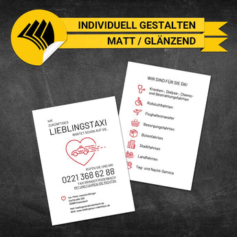 Flyer Taxi DIN A6 - Lotti