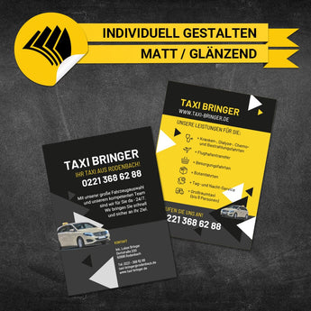 Flyer Taxi DIN A6 - Lukas