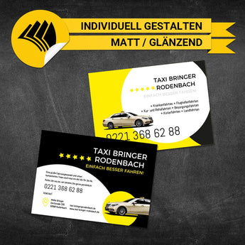 Flyer Taxi DIN A6 - Mareike