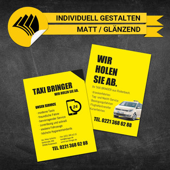 Flyer Taxi DIN A6 - Marius