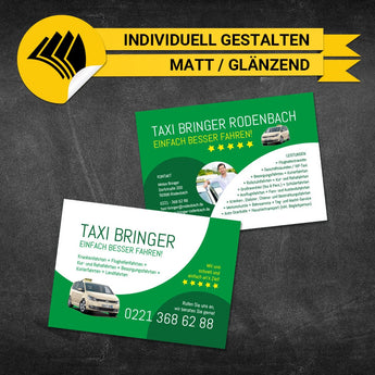 Flyer Taxi DIN A6 - Meike