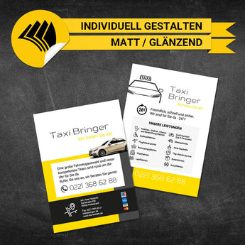 Flyer Taxi DIN A6 - Nils