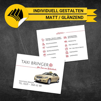 Flyer Taxi DIN A6 - Vera
