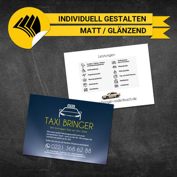 Flyer Taxi DIN A6 - Viktor