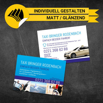 Flyer Taxi DIN A6 - Wolfgang