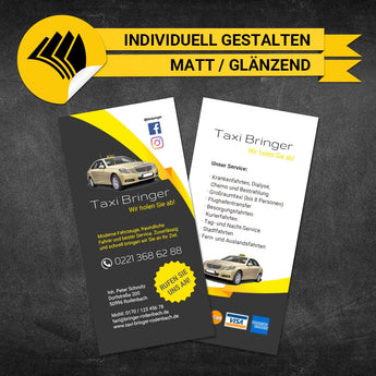 Flyer Taxi DIN Lang - Alex