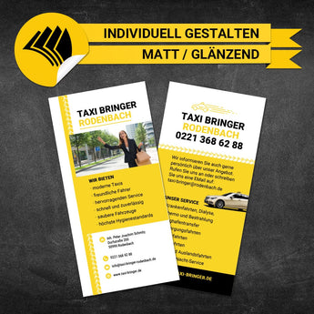 Flyer Taxi DIN Lang - Fred