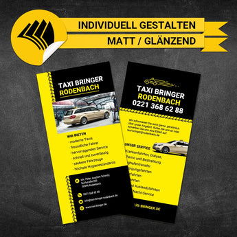 Flyer Taxi DIN Lang - Frederick