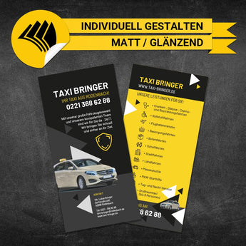 Flyer Taxi DIN Lang - Lukas