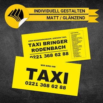 Flyer Taxi DIN Lang - Mario