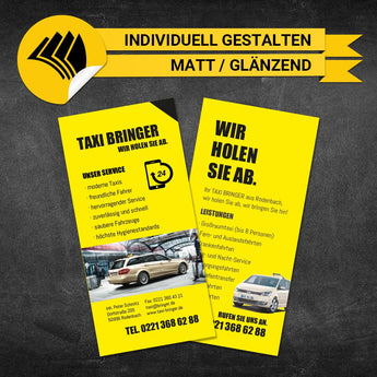 Flyer Taxi DIN Lang - Marius