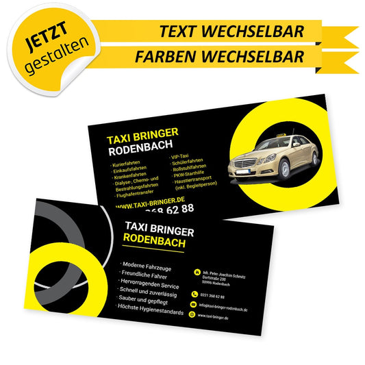 Flyer Taxi DIN Lang - Oskar (Vorderseite)