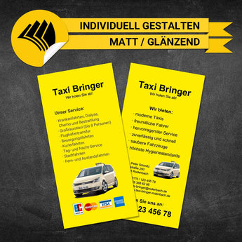 Flyer Taxi DIN Lang - Roberta