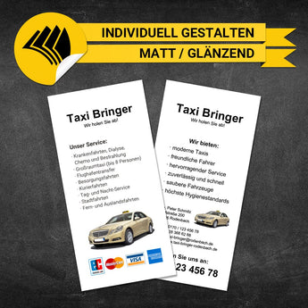 Flyer Taxi DIN Lang - Roberto