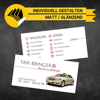 Flyer Taxi DIN Lang - Vera