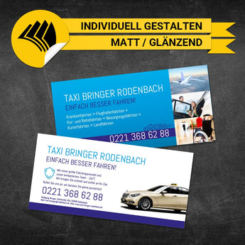 Flyer Taxi DIN Lang - Wolfgang