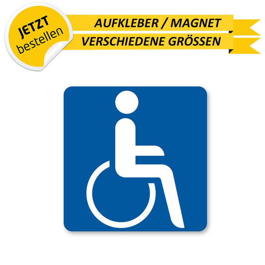 Hinweisschild Rollstuhl