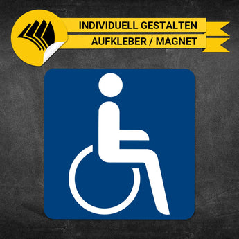 Hinweisschild Rollstuhl