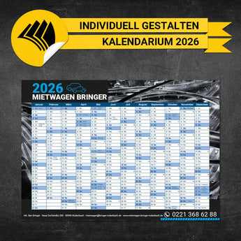 Jahresplaner Mietwagen - Arnold 2025