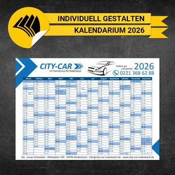 Jahresplaner Mietwagen - Jonas 2025