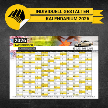 Jahresplaner Taxi - Fiona 2025