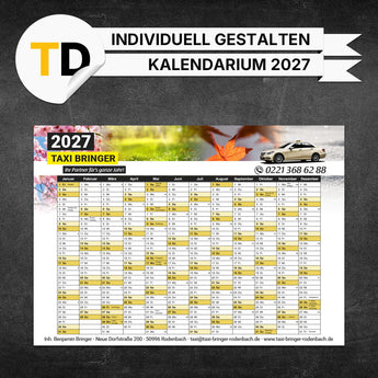 Jahresplaner Taxi - Fiona