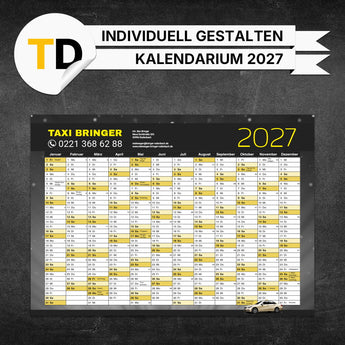 Jahresplaner Taxi - Gerd