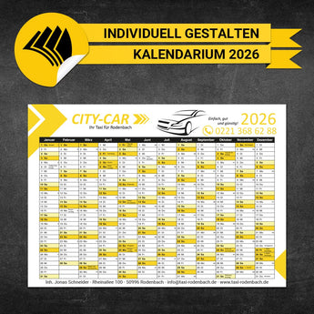 Jahresplaner Taxi - Jonas 2025