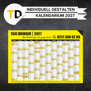 Jahresplaner Taxi - Marius